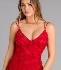 Melina Lace-Up Floral Mini Dress