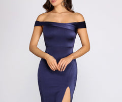 Brook High Slit Midi Dress