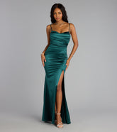 Mackenzie High Slit Mermaid Dress