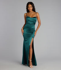 Mackenzie High Slit Mermaid Dress