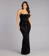 Francine Velvet Corset Mermaid Formal Dress