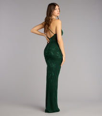 Sydney Lace Corset Mermaid Slit Formal Dress