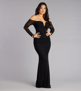 Janelle Mesh Mermaid Formal Dress