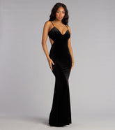 Marlene Velvet V-Neck Mermaid Formal Dress
