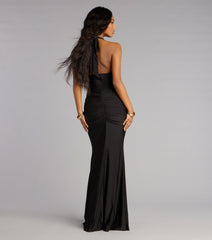 Zaria Halter Mermaid Formal Dress