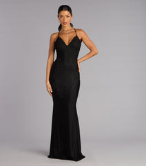 Blanca Open Back Mermaid Formal Dress