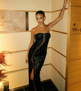 Kassandra Lace-Up Formal Dress