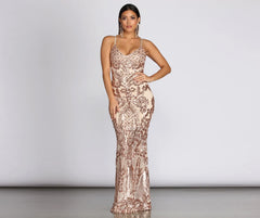 Laylah Sequin Mermaid Gown
