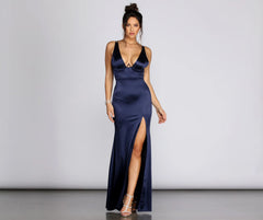 Harrah Satin Mermaid Gown