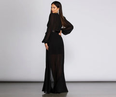 Greta Formal Tie Waist Dress