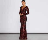 Cecile Sequin Formal Gown