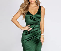 Adeline Formal Satin Dress