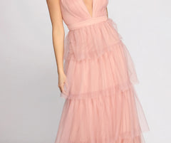 Perrie Formal Layered Tulle Dress