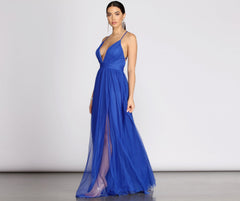 Rochelle Tulle A-Line Dress