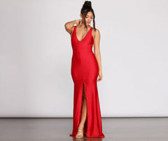 Sami Lace Up Mermaid Dress