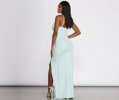 Carella Wrap Glitter Dress