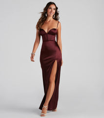 Nora High-Slit Mermaid Dress