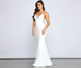 Holly Lace-Up Back Mermaid Dress