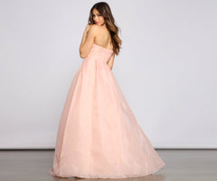 Zora Formal Strapless A-Line Dress
