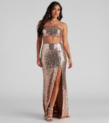 Yasmina Formal Cutout Sequin Dress
