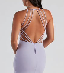 Cornelia Formal Crepe Strappy Dress