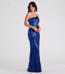 Eleanor Formal Sequin One Shoulder Dress