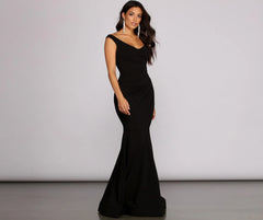 Tessa Off The Shoulder Ruched Dress