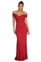 Keisha Formal Scalloped Lace Dress