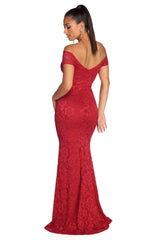 Keisha Formal Scalloped Lace Dress