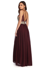 Azalea Formal Floral Applique Dress