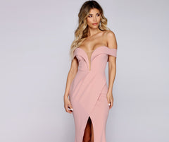 Allison Formal Off The Shoulder Dress