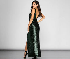 Zoya Sequin Formal Dress