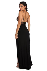 Alondra Formal Lace Halter Dress