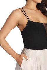 Celine Formal Wrap Satin Dress