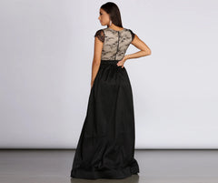 Kehlani Taffeta A-Line Dress