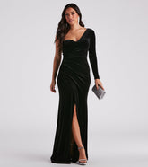 Kelsey Formal Velvet Long Dress