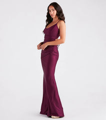 Jordan Formal Strappy Back Ruched Mermaid Dress