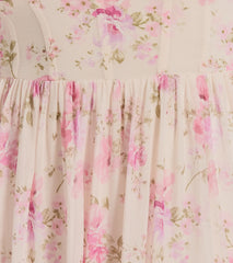 Gwen Sweetheart Ruffle Floral A-Line Formal Dress