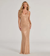 Aurelia Low Back Rhinestone Bodycon Formal Dress