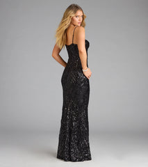 Jessie Sweetheart Mermaid Sequin Formal Dress