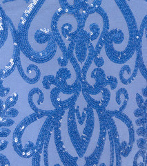 Jenny Cutout Open Back Mermaid Sequin Formal Dress