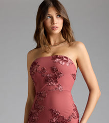 Ariela Lace-Up Cutout Mermaid Formal Dress