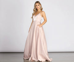 Jolie Formal Lace Up Gown