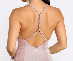 Evita Formal Glitter Mermaid Dress