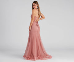 Jenika Formal Embroidered Ball Gown