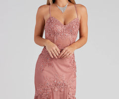 Jenika Formal Embroidered Ball Gown