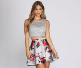 Lianne Floral Skirt And Top