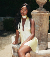 Back for More Satin A-Line Mini Dress