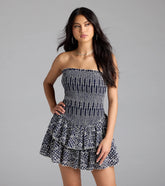 Match My Energy Eyelet Skater Dress
