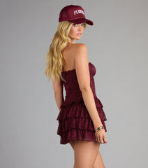 Laced In Love Corset Mini Dress